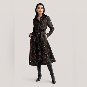 Lily silk belted  Dress
